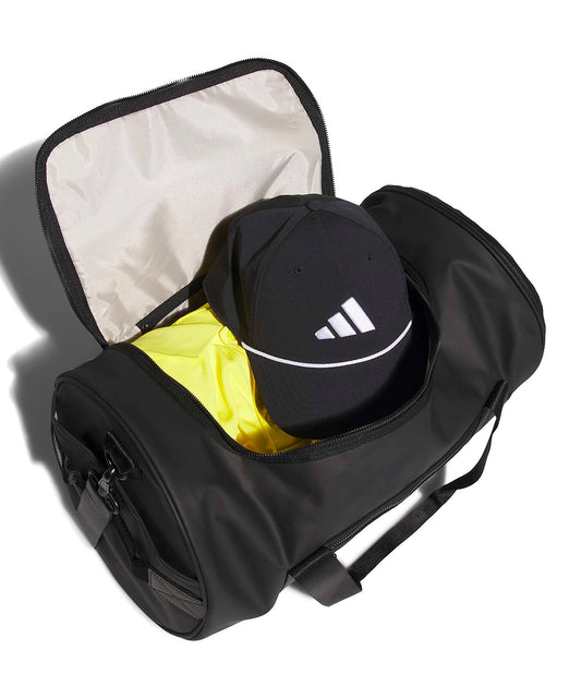 Adidas 1st Tee Duffle (26L) with multiple pockets for storage zip opening AD202