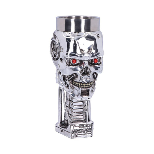 T-800 Terminator 2 Judgement Day T2 Head Goblet Wine Glass 17cm
