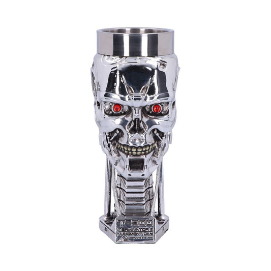 T-800 Terminator 2 Judgement Day T2 Head Goblet Wine Glass 17cm