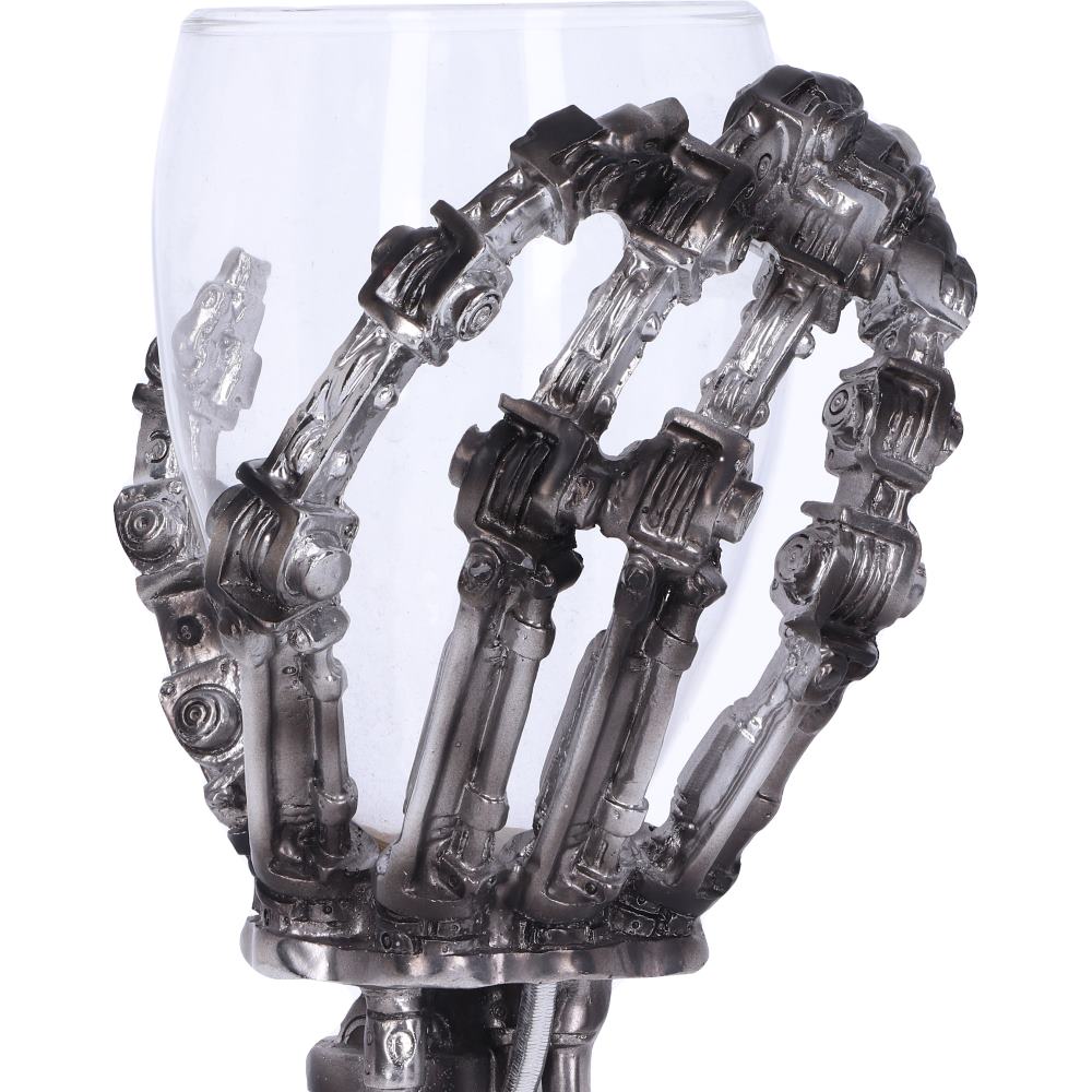 Terminator 2 T-800 Hand Goblet Wine Glass Official Merchandise Judgment Day 19cm