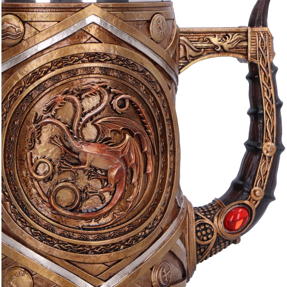 House of the Dragon Targaryen Crown and Dagger Tankard 16cm