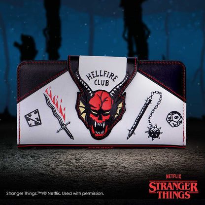 Stranger Things Hellfire Club Embossed Purse 18.5cm