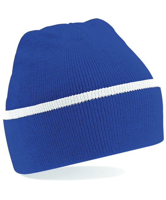 Beechfield Teamwear Beanie Warm Hat Royal Blue Choose QTY