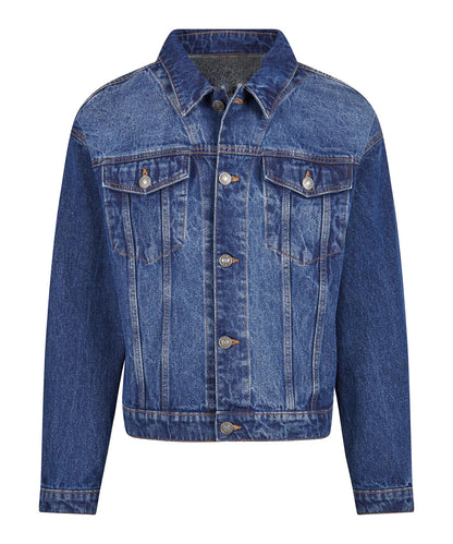 Tangerine Dream UK Heavy Ounce Boxy Denim Jean Jacket in 3 Colours S - 5XL TDBY312 (R)