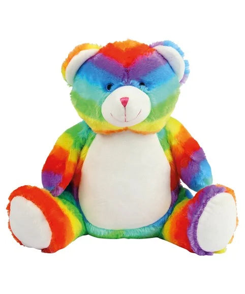 Mumbles Super Cute Rainbow 42cm Zippie Teddy Bear MM555