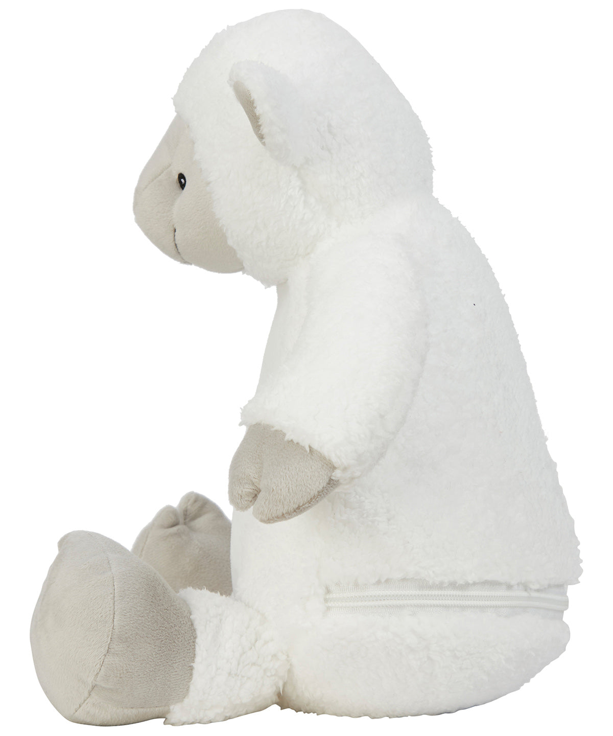 Mumbles Zippie Lamb White Soft Plush Contrast Face, Hands and Feet 45cm MM576