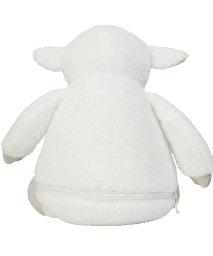 Mumbles Zippie Lamb White Soft Plush Contrast Face, Hands and Feet 45cm MM576