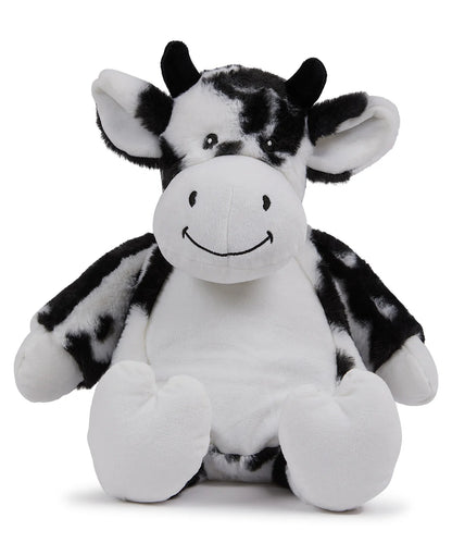 Mumbles Very Cute Zippie Black & White Plush Cow 40cm MM578