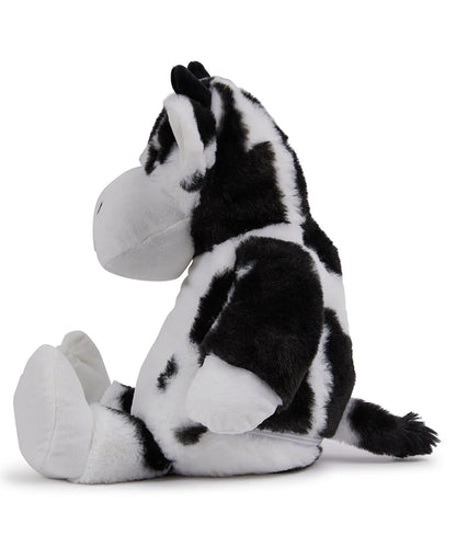 Mumbles Very Cute Zippie Black & White Plush Cow 40cm MM578