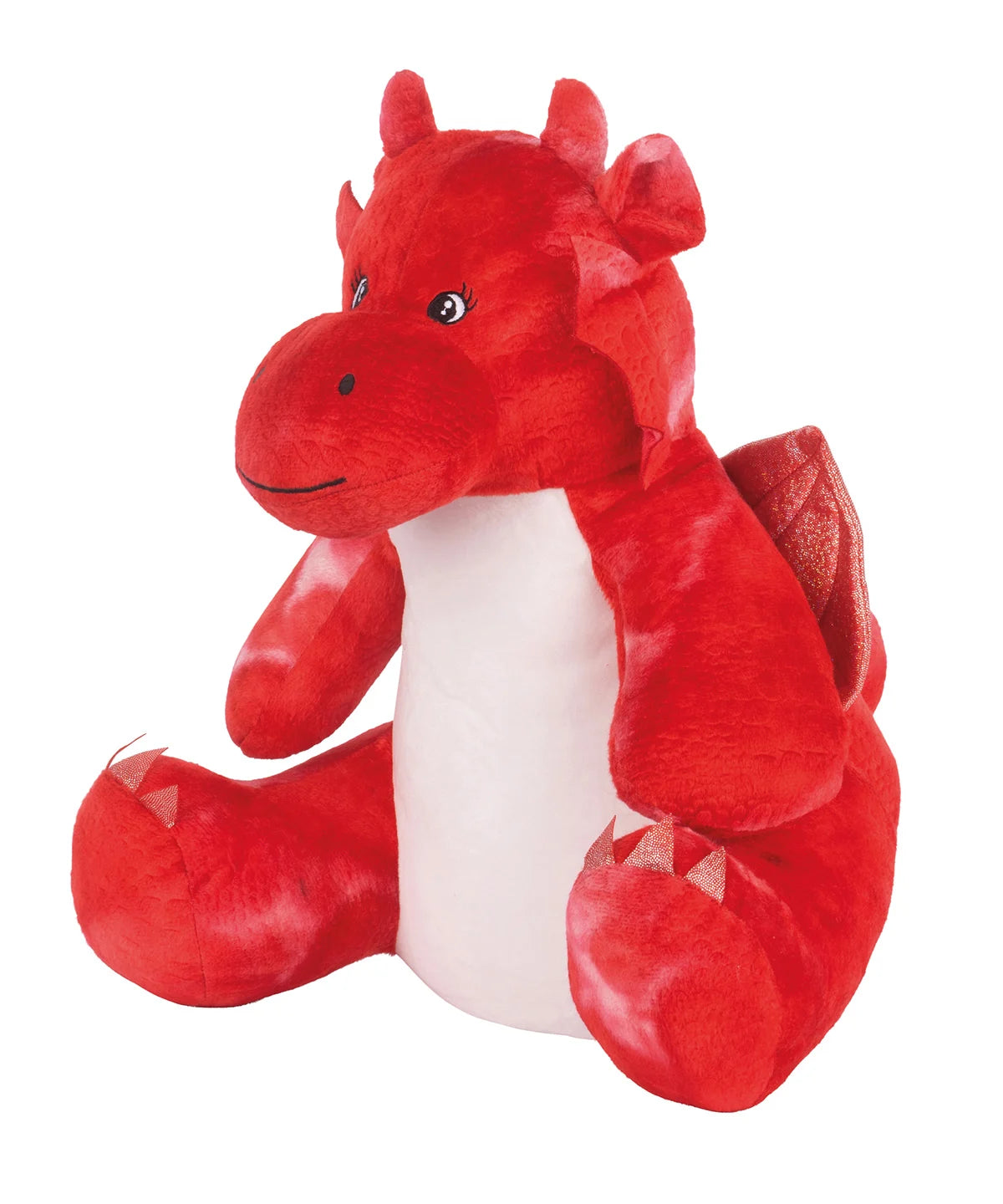 Mumbles Soft Toy Cute Zippie Red Dragon Plush Red 39cm MM585
