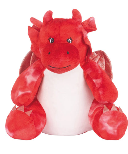 Mumbles Soft Toy Cute Zippie Red Dragon Plush Red 39cm MM585
