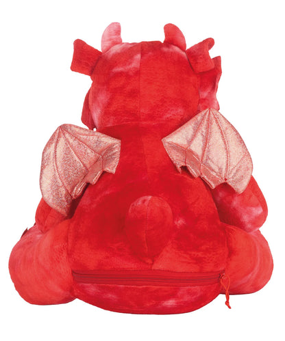 Mumbles Soft Toy Cute Zippie Red Dragon Plush Red 39cm MM585