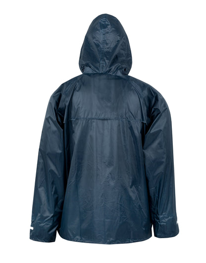 Result Core Unisex Rain Jacket With 2 Side Pockets Black or Navy S - 3XL R227X (B)
