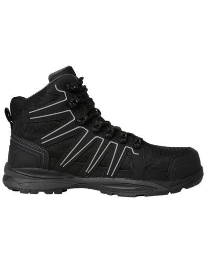 Manchester Mid S3 Safety Boot Ripstop Polyester Upper With Microfibre Overlays