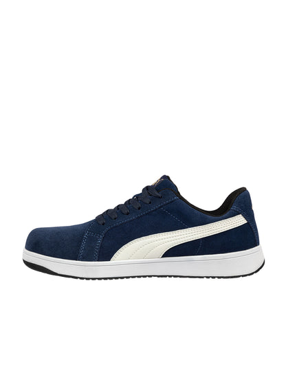 Iconic Suede Safety Trainer With Fibreglass Toe Cap Low S1PL ESD 3 Colours Sizes 6 - 12.5