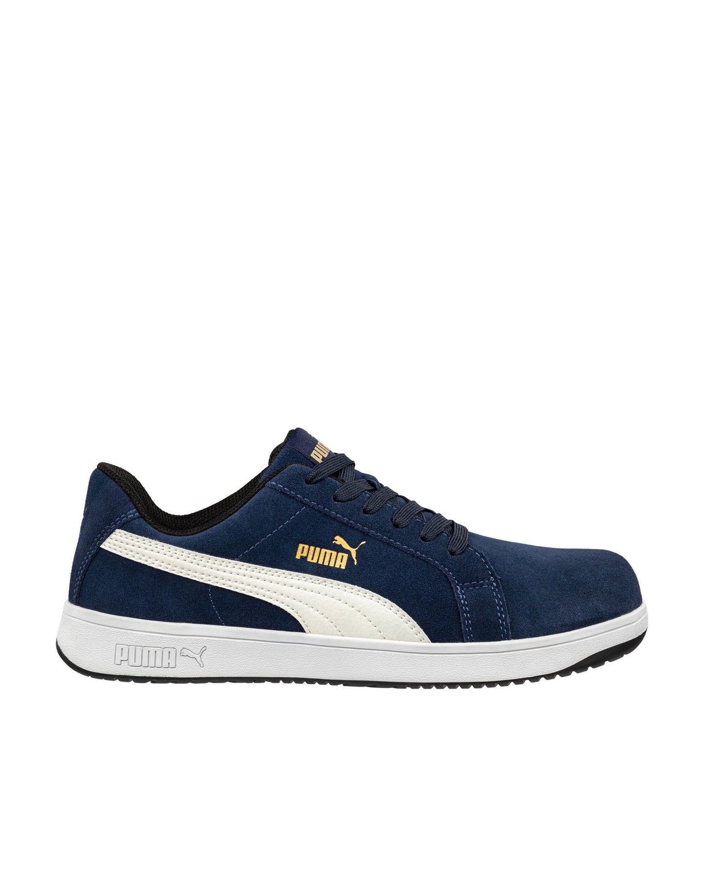 Iconic Suede Safety Trainer With Fibreglass Toe Cap Low S1PL ESD 3 Colours Sizes 6 - 12.5