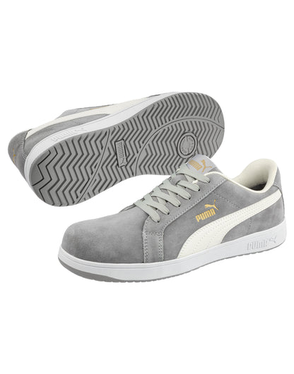 Iconic Suede Safety Trainer With Fibreglass Toe Cap Low S1PL ESD 3 Colours Sizes 6 - 12.5