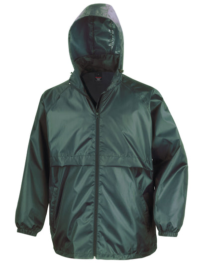 Result Core Lightweight Adult Windcheater With Concealed Hood 7 Colours S - 2XL