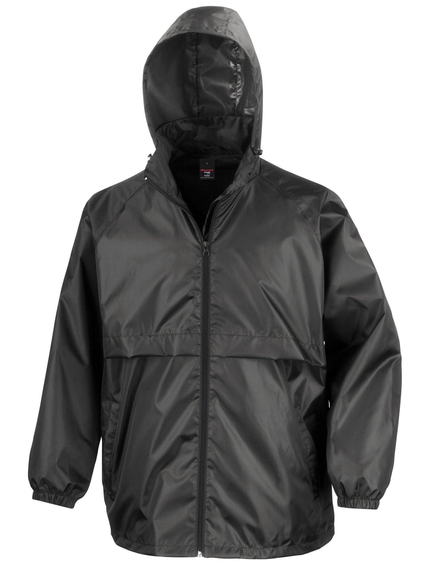 Result Core Unisex Lightweight Zip Thru Jacket With Concealed Hood 3 Colours S - 2XL