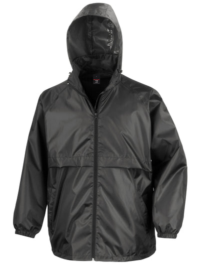 Result Core Unisex Lightweight Zip Thru Jacket With Concealed Hood 3 Colours S - 2XL