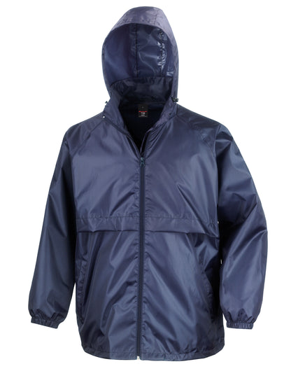 Result Core Unisex Lightweight Zip Thru Jacket With Concealed Hood 3 Colours S - 2XL