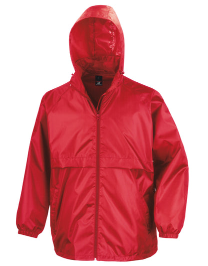 Result Core Unisex Lightweight Zip Thru Jacket With Concealed Hood 3 Colours S - 2XL