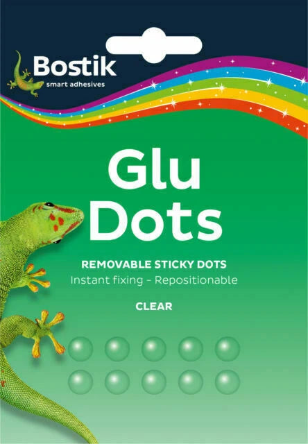 Bostik Glue Dots 1 cm Removable Sticky Dots Brand New Ideal for Arts & Crafts