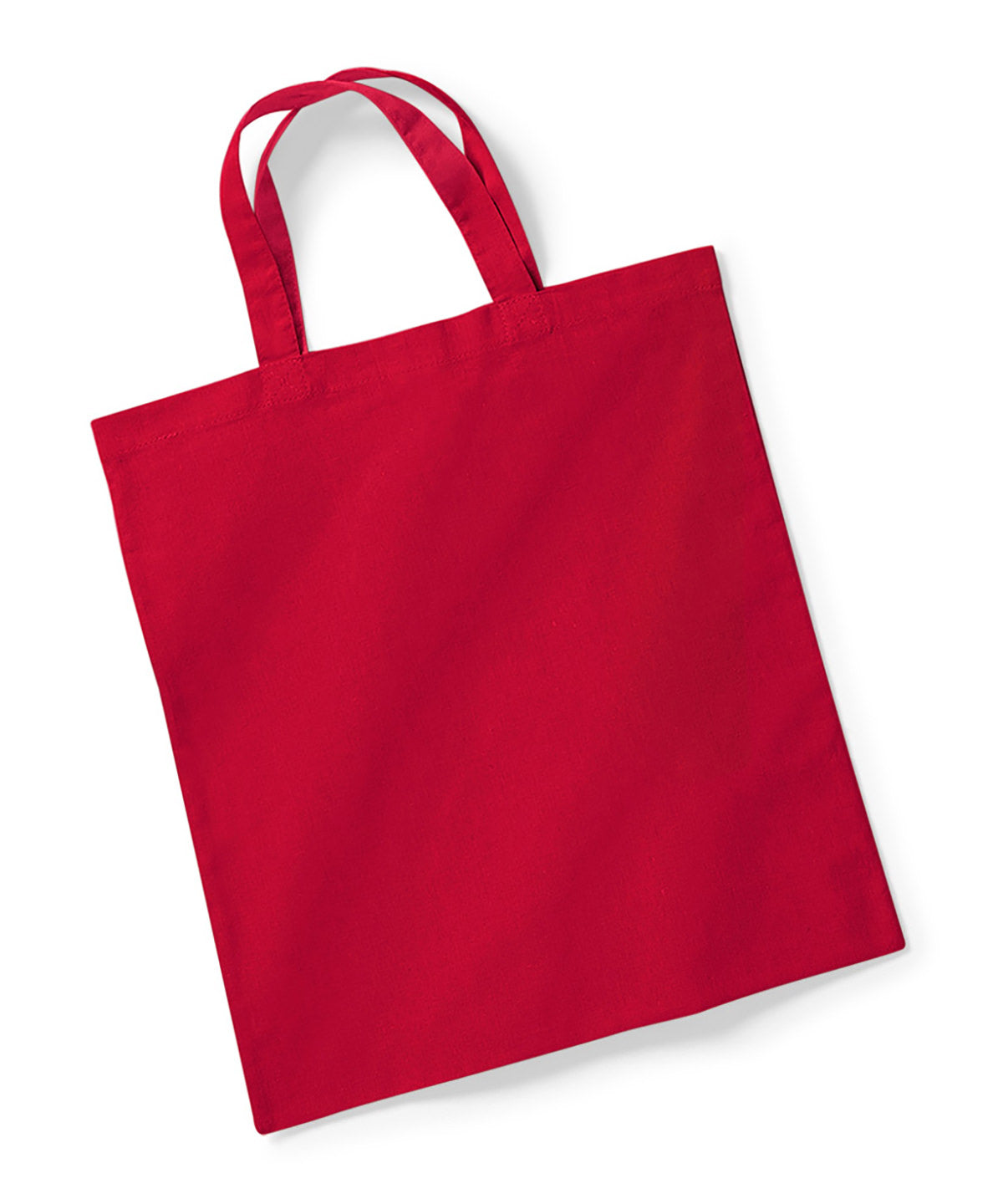 Westford Mill Bag for life - Short Handles 40cm 100% Cotton 6 Colours W101S