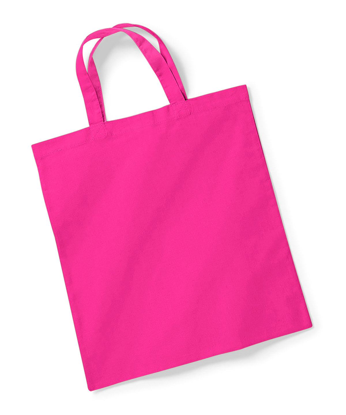 Westford Mill Bag for life - Short Handles 40cm 100% Cotton 6 Colours W101S