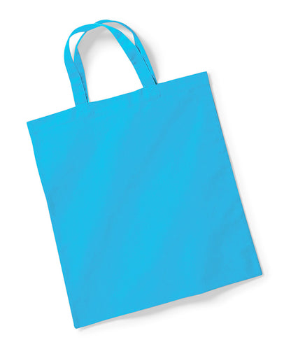 Westford Mill Bag for life - Short Handles 40cm 100% Cotton 6 Colours W101S